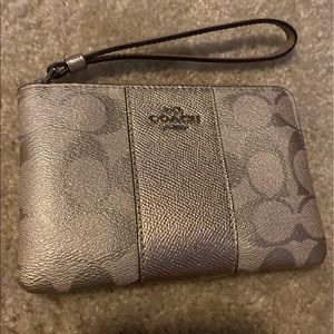 Coach Gold Wristlet